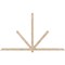 Ekena Millwork Kennewick Smooth Timber Gable Bracket, Douglas Fir, 108"W x 63"H x 3 1/2"D x 3 1/2"F, 14/12 Pitch GBW108X63X0404KEN00SDF - alternate 1